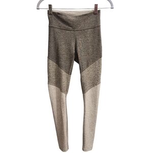 Outdoor Voices Grey color block 7/8 leggings size xs